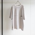 EEL Products - Yururi tee 1/2 border [E-25524] / L.Gray Border