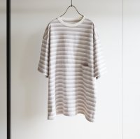 EEL Products - Yururi tee 1/2 border / L.Gray Border