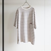 EEL Products - Yururi tee 1/2 border / L.Gray Border