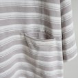 EEL Products - Yururi tee 1/2 border [E-25524] / L.Gray Border