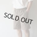 [size Mのみ] JACKMAN - Crepe shorts / Sepia