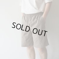 [size Mのみ] JACKMAN - Crepe shorts / Sepia