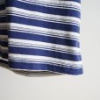 EEL Products - Yururi tee 1/2 border [E-25524] / Blue Border