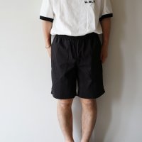 JACKMAN - Crepe shorts / Black