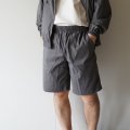 [size Lのみ] JACKMAN - Crepe shorts / Iron Gray