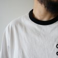 JACKMAN - Rib GCU T-shirt [JM5538] / White×Black