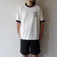 JACKMAN - Rib GCU T-shirt [JM5538] / White×Black