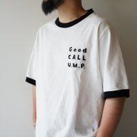 JACKMAN - Rib GCU T-shirt / White×Black