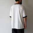 JACKMAN - Rib GCU T-shirt [JM5538] / White×Black