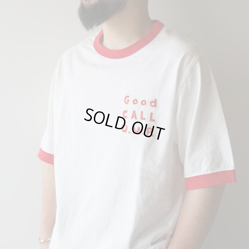 JACKMAN - Rib GCU T-shirt [JM5538] / White×Red