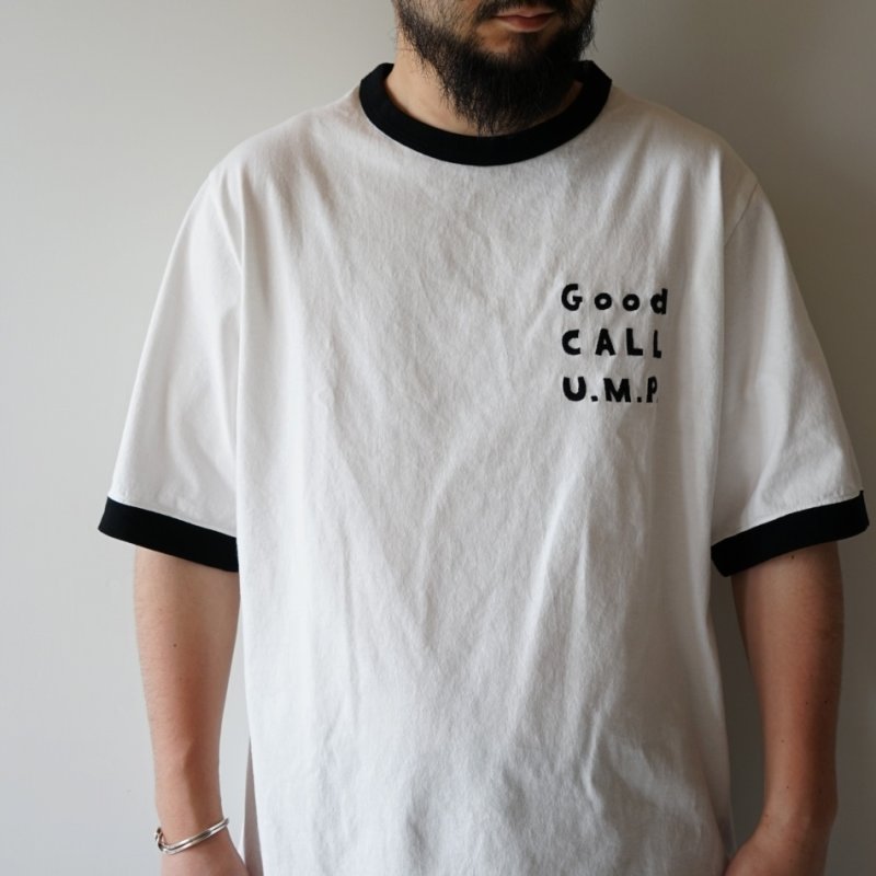 JACKMAN - Rib GCU T-shirt [JM5538] / White×Black