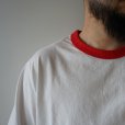 JACKMAN - Rib GCU T-shirt [JM5538] / White×Red