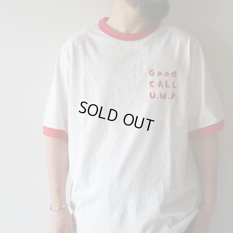 JACKMAN - Rib GCU T-shirt [JM5538] / White×Red
