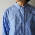 STILL BY HAND WM - Striped pullover shirt [SH02251WM] / Blue Stripe