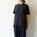 【women's】 STILL BY HAND WM - Dry touch Crewneck T-shirt / Black Navy