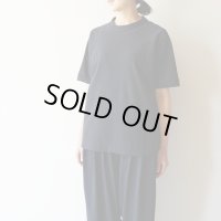 ●30%OFF●【women's】STILL BY HAND WM - Dry touch Crewneck T-shirt / Black Navy