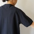 【women's】 STILL BY HAND WM - Dry touch Crewneck T-shirt [CS01252WM] / Black Navy