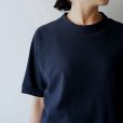 【women's】 STILL BY HAND WM - Dry touch Crewneck T-shirt [CS01252WM] / Black Navy