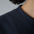 【women's】 STILL BY HAND WM - Dry touch Crewneck T-shirt [CS01252WM] / Black Navy