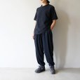 【women's】 STILL BY HAND WM - Dry touch Crewneck T-shirt [CS01252WM] / Black Navy