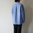 STILL BY HAND WM - Striped pullover shirt [SH02251WM] / Blue Stripe