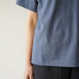 【women's】 STILL BY HAND WM - Crewneck T-shirt [CS01251WM] / Slate Blue