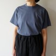 【women's】 STILL BY HAND WM - Crewneck T-shirt [CS01251WM] / Slate Blue
