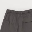 STILL BY HAND - Nylon easy shorts [PT02252] / Charcoal Brown