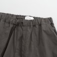 STILL BY HAND - Nylon easy shorts [PT02252] / Charcoal Brown