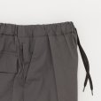 STILL BY HAND - Nylon easy shorts [PT02252] / Charcoal Brown