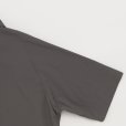 STILL BY HAND - Nylon regular collar shirt [SH01252] / Charcoal Brown