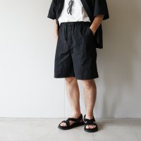 STILL BY HAND - Nylon easy shorts [PT02252] / Black