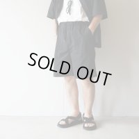 STILL BY HAND - Nylon easy shorts [PT02252] / Black
