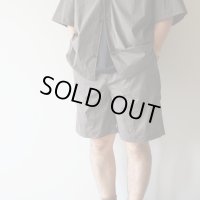 STILL BY HAND - Nylon easy shorts [PT02252] / Charcoal Brown
