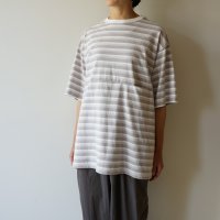 EEL Products - Yururi tee 1/2 border / L.Gray Border