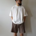 【unisex】alvana - 空紡 S/S TEE SHIRTS / White