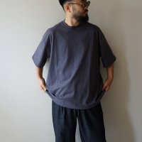 【unisex】alvana - 空紡 S/S TEE SHIRTS / Stone Navy