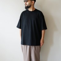 【unisex】alvana - 空紡 S/S TEE SHIRTS / Black