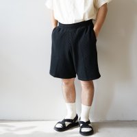JACKMAN - Waffle shorts / Black