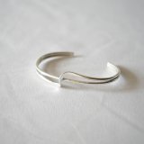 MEXICAN JEWELRY - TAXCO SILVER BANGLE 925 "straight&curve"