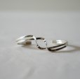 MEXICANJEWELRY - TAXCO SILVER BANGLE 925" double curve"