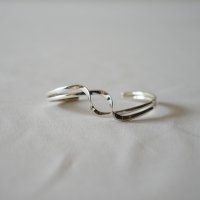 MEXICAN JEWELRY - TAXCO SILVER BANGLE 925 "double curve"