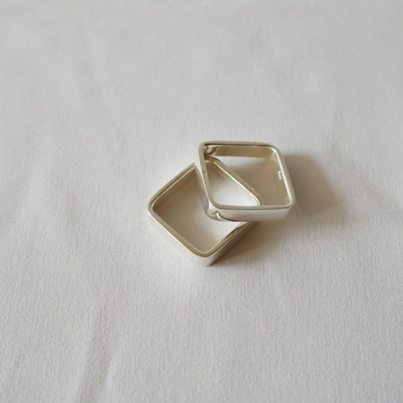 MEXICAN JEWELRY - TAXCO SILVER RING 925 "square"