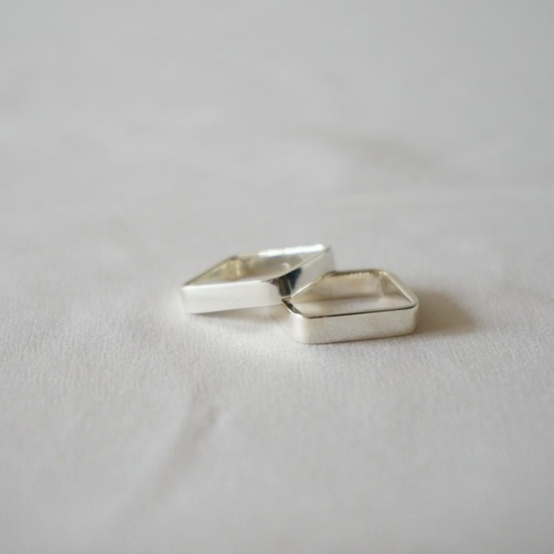 MEXICAN JEWELRY - TAXCO SILVER RING 925 "square"