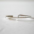 MEXICAN JEWELRY - TAXCO SILVER BANGLE 925 "straight&curve"