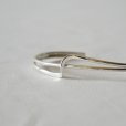 MEXICAN JEWELRY - TAXCO SILVER BANGLE 925 "straight&curve"