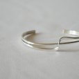 MEXICAN JEWELRY - TAXCO SILVER BANGLE 925 "straight&curve"