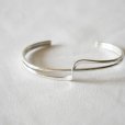 MEXICAN JEWELRY - TAXCO SILVER BANGLE 925 "straight&curve"