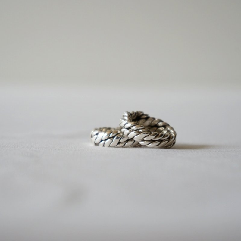 MEXICAN JEWELRY - TAXCO SILVER RING 925 "braid"