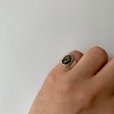 INDIAN JEWELRY - HOPI RING "silver 925 / 14k"